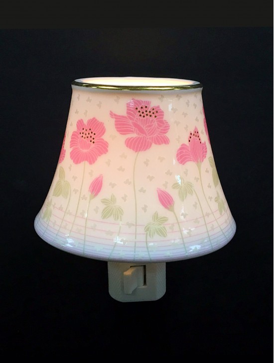 Porcelain Flower Night Light with Gift Box